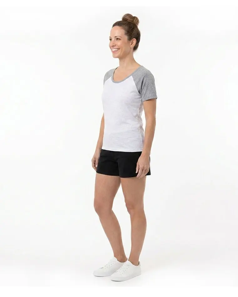 ART.488 REMERA ENTALLADA COMBINADA