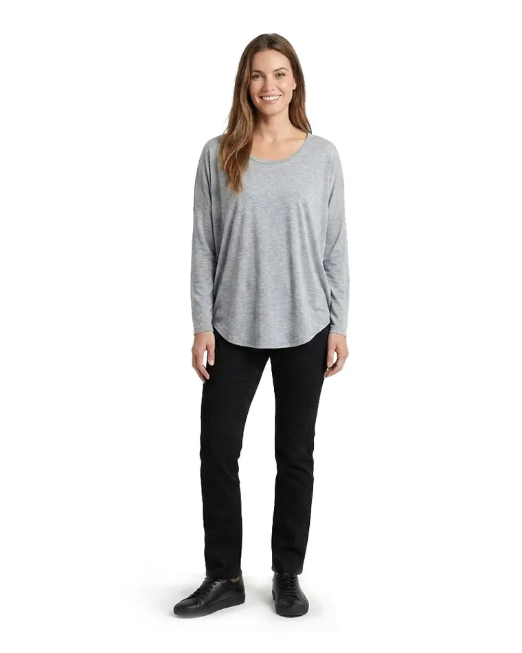 ART.9073 REMERA OVERSIZE MUJER MELANGE