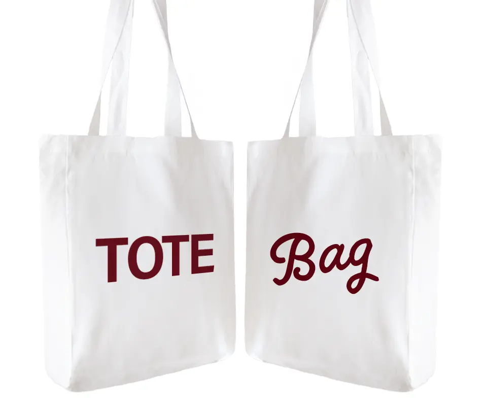 Tote Bag blanca para sublimar con fuelle